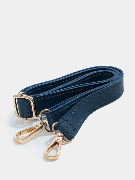 Strohtasche mit Fransen in Marineblau Einheitsgröße