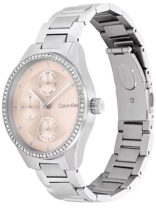 Calvin Klein Spark Ρολόι Μπαταρίας με Μεταλλικό Μπρασελέ Calvin Klein Spark Ρολόι Μπαταρίας με Μεταλλικό Μπρασελέ