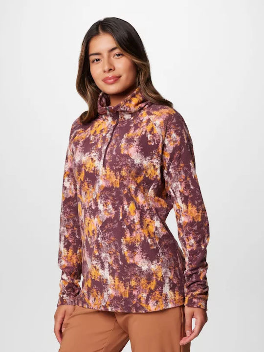 Columbia Glacial Iv Print 1/2 Zip Moonvista Timberwild