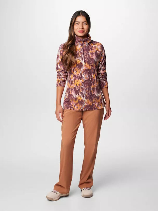 Columbia Glacial Iv Print 1/2 Zip Moonvista Timberwild