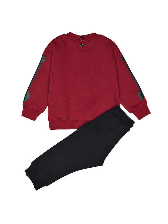 Sprint Kids Sweatpants Set Bordeaux