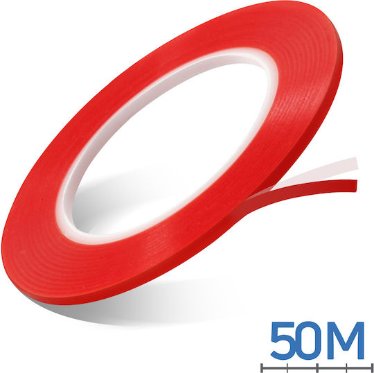Double-Sided Adhesive Repair Tape 50m Strong Adhesion 3mm Width Transparent