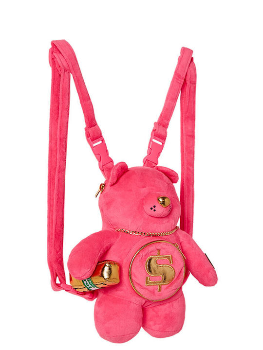 Sorbet Stunna Bear Cub Stoff Handtaschen und Damentaschen Rucksack Rosa