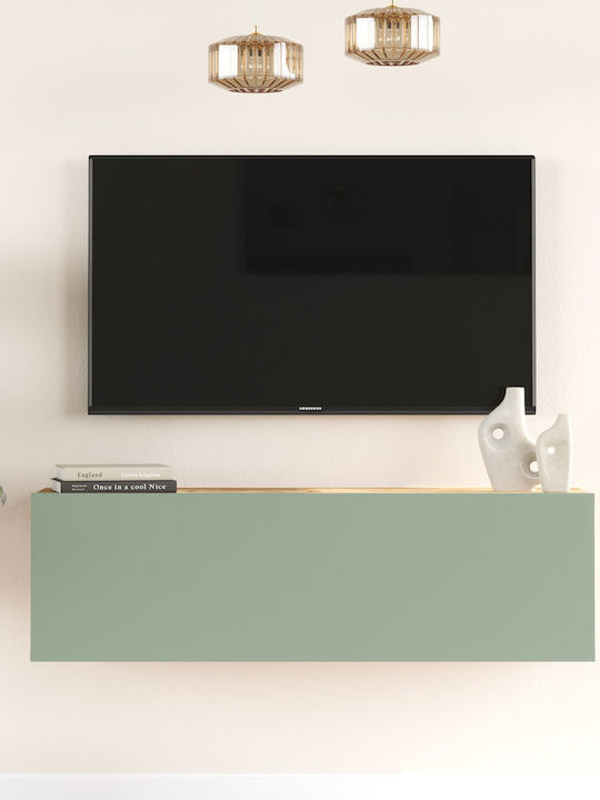 Mobilier TV din lemn Dumfries Πεύκο/φυστικί Μ100xΠ32xΥ29cm