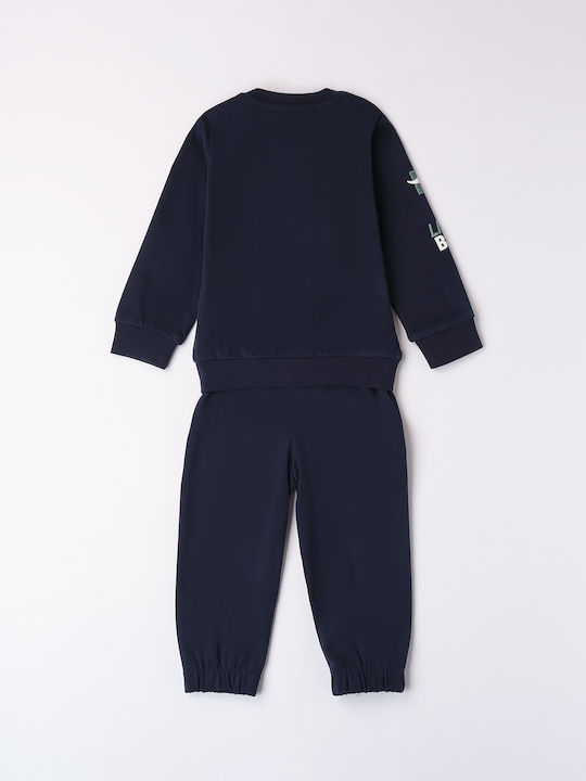 iDO Kids Sweatpants Set Blue 2pcs