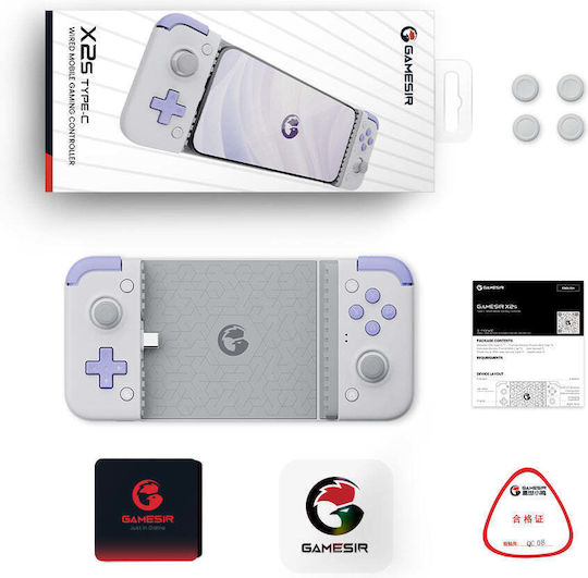 Gamesir X2s Type-C Ενσύρματο Gamepad για Android Γκρι