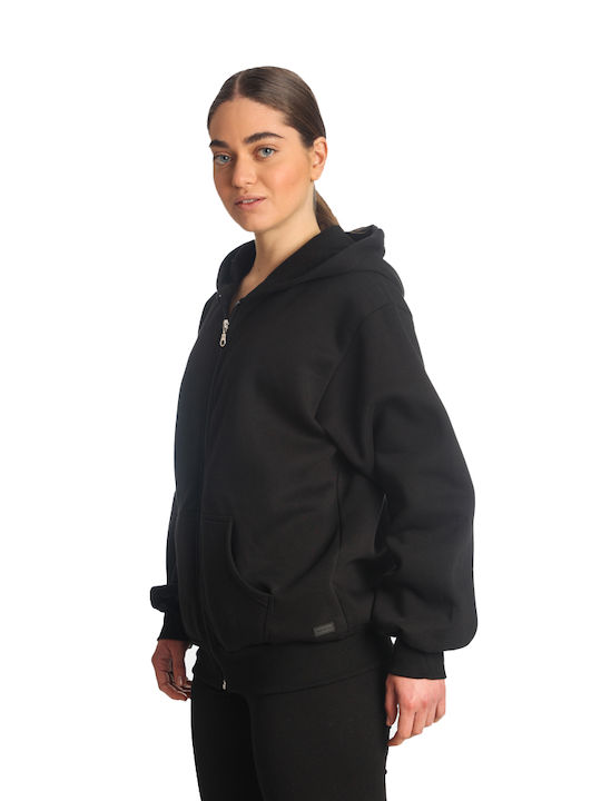 Paco & Co Women's Hooded Cardigan Black