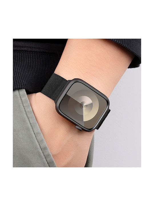 Hoco Wa26 Curea Oțel inoxidabil Negru (Apple Watch 38/40/41/42mm)