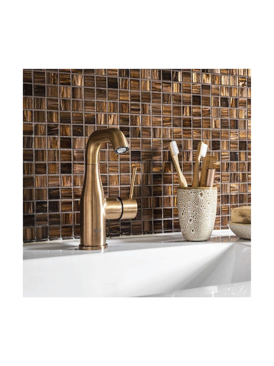 Grohe Αναμεικτική Μπαταρία Νιπτήρα Ροζ Χρυσή