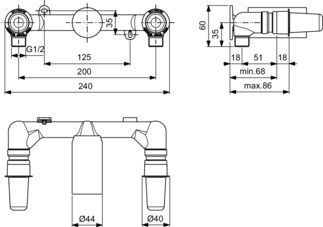 Ideal Standard Faucet Mechanism BD355NU