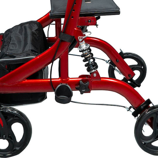 Mobiak Mobiak Klappbar Gehhilfen Aluminium Rote