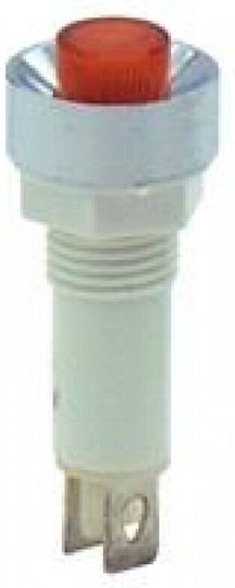 LED Ενδεικτική Λυχνία 12V Κόκκινο 1τμχ XH024
