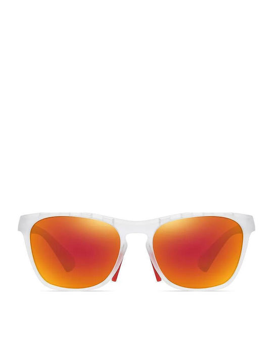 Polareye Sunglasses White with Horn-Rimmed Frame Polareye Sunglasses White with Horn-Rimmed Frame