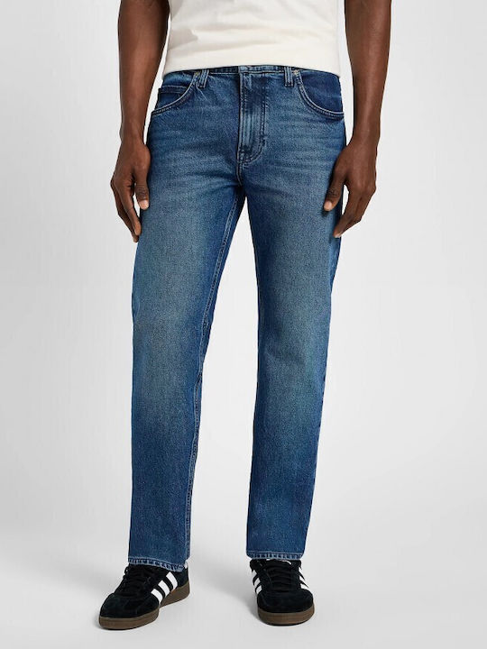 Rider Men's Jeans Pants Regular Straight Fit Blue