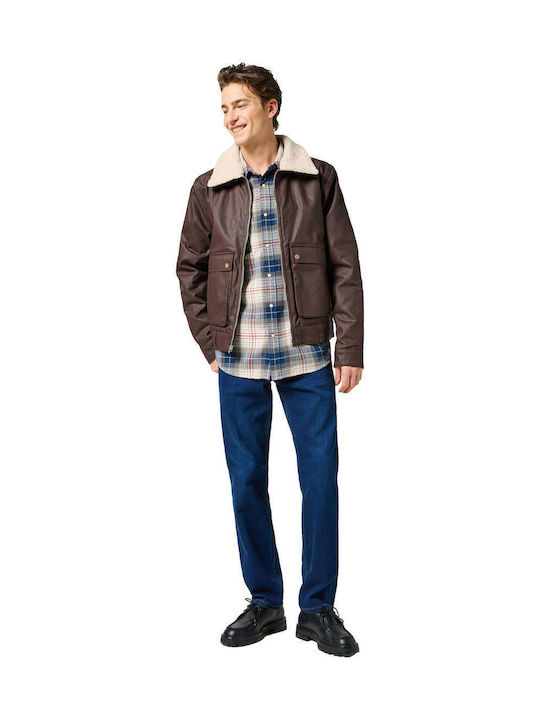 Greensboro 803 Men's Elastic Jeans Pants with Regular Straight Fit Blue