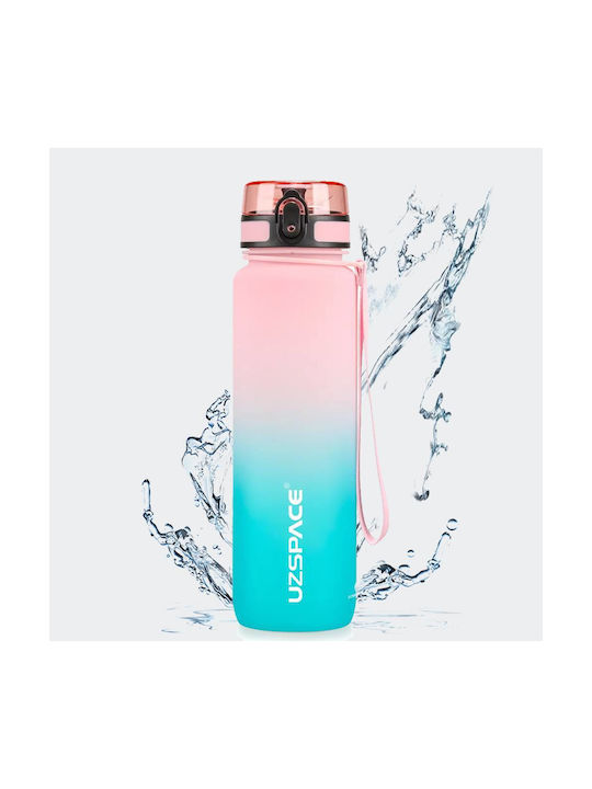 Uzspace Leakproof Tritan Bpa Free Παγούρι Πλαστικό Ποδηλάτου 1000ml