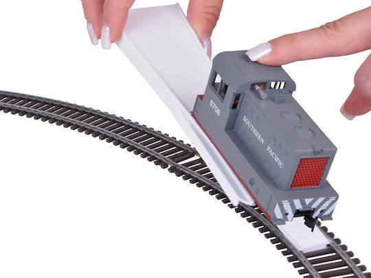 Jokomisiada Set mit Zug Elektrischer Zug mit Tankwagen-Frachtzug-Steuerungseinheit für 3+ Jahre alt+ Jahre
