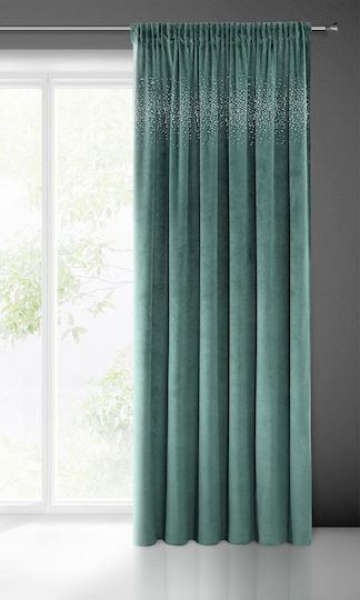 Eurofirany Aurora με Τρέσα Τιρκουάζ 140x270εκ.