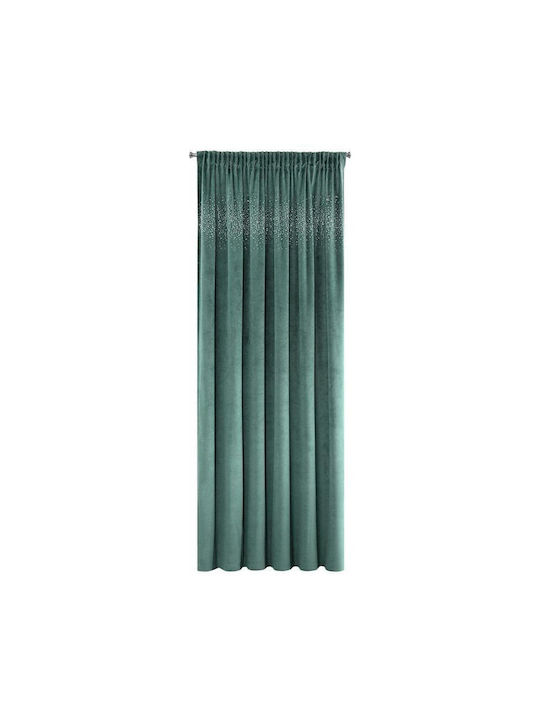 Eurofirany Curtain with Pencil Pleat Aurora Turquoise 140x270cm