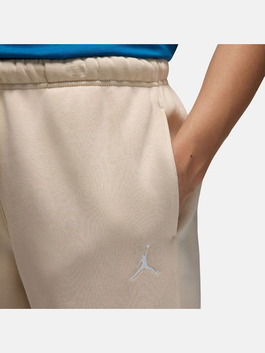 Pantaloni de Trening cu elastic Fleece Bej