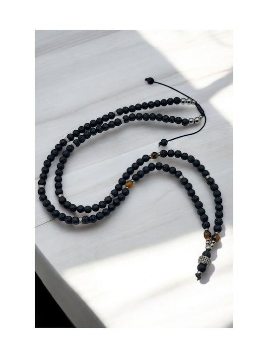 Necklace from Steel Black