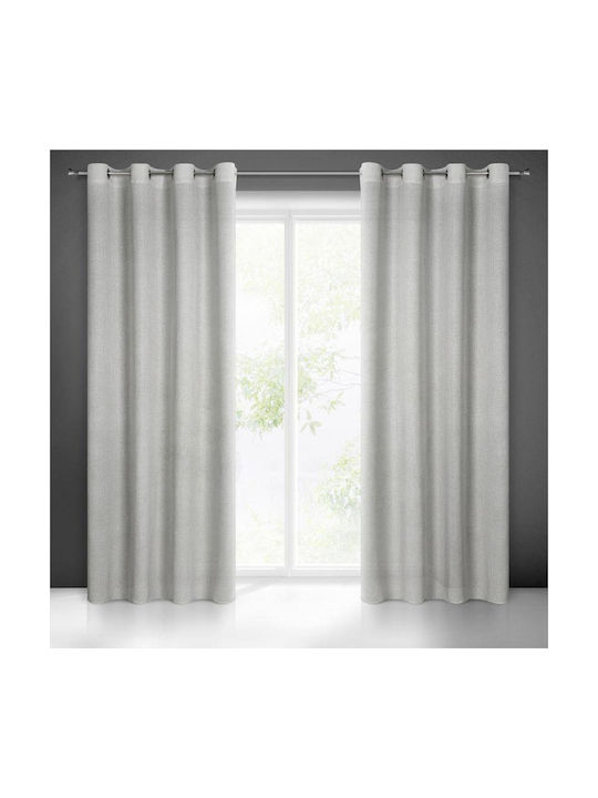 Eurofirany Vorhang mit Grommet Cindy Gray 140x250cm