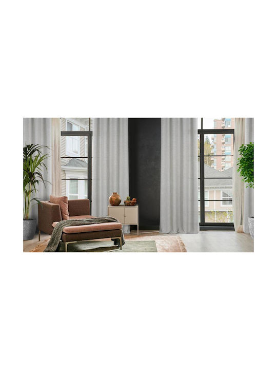 Eurofirany Vorhang mit Grommet Cindy Gray 140x250cm
