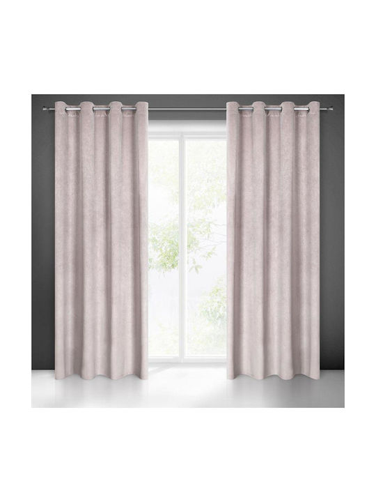 Eurofirany Curtain Lili Pink 140x250cm