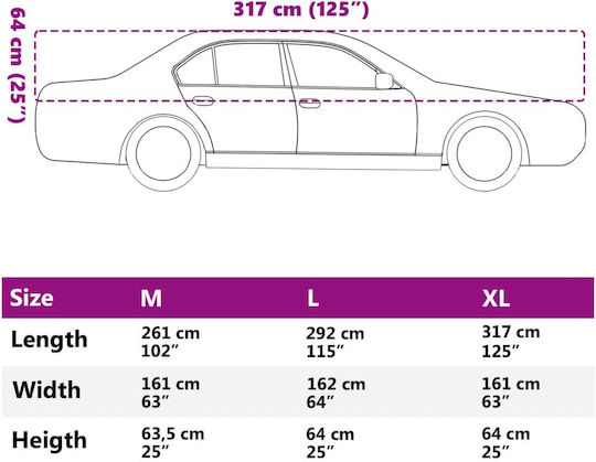 vidaXL Half Covers Waterproof XLarge