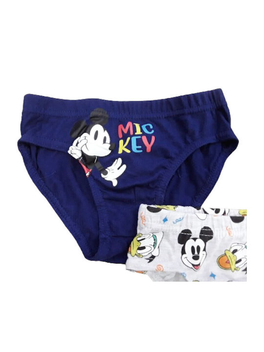 Disney Mickey Duck Παιδικό Σετ με Βρακάκια Πολύχρωμα 3τμχ