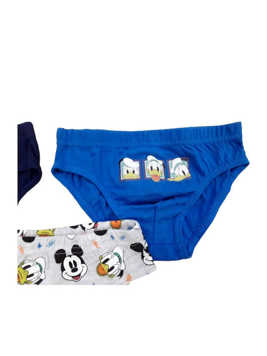 Disney Mickey Duck Kids' Set with Briefs Multicolored 3pcs