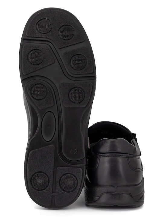 Men's Leather Moccasins Black