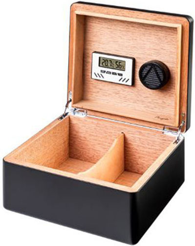 Angelo Holz Befeuchter für Zigarren 30 mit digitalem Hygrometer 25cmx23cmx15.5cmcm.