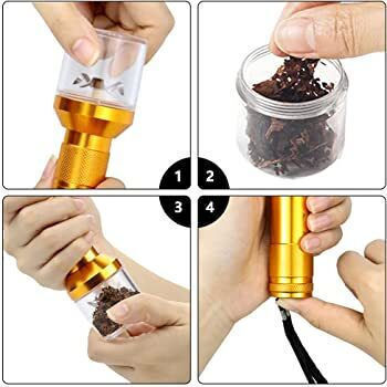 Electric Aluminum Grinder - Gold