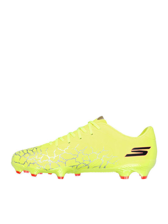 Skechers Gold Go Soccer FG Ποδοσφαιρικά Παπούτσια με Τάπες FG Κίτρινα