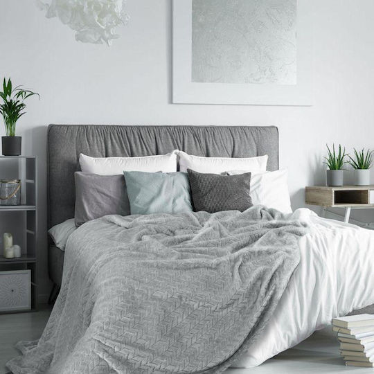 Eurofirany Καναπέ 91x220εκ. Gray