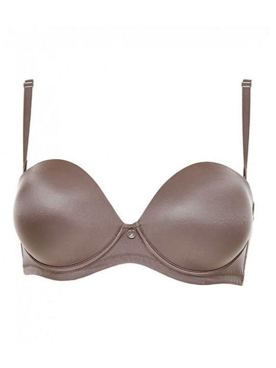 Bez Fără bretele Sutien Push Up cu Baloane