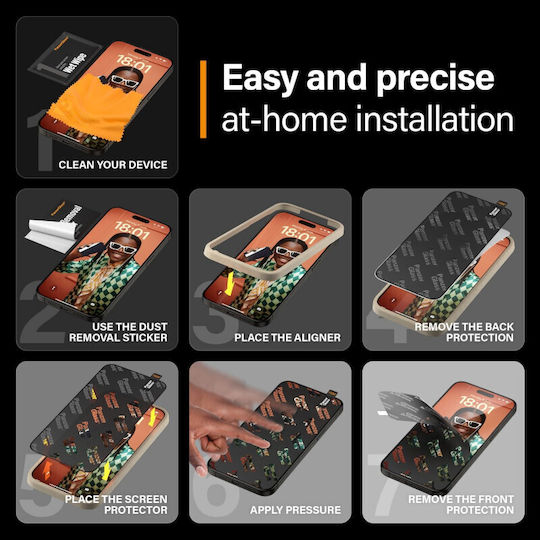 PanzerGlass Ultra-wide Fit Privatsphäre Vollflächig gehärtetes Glas (iPhone 15 Pro Max) 5488718C8F