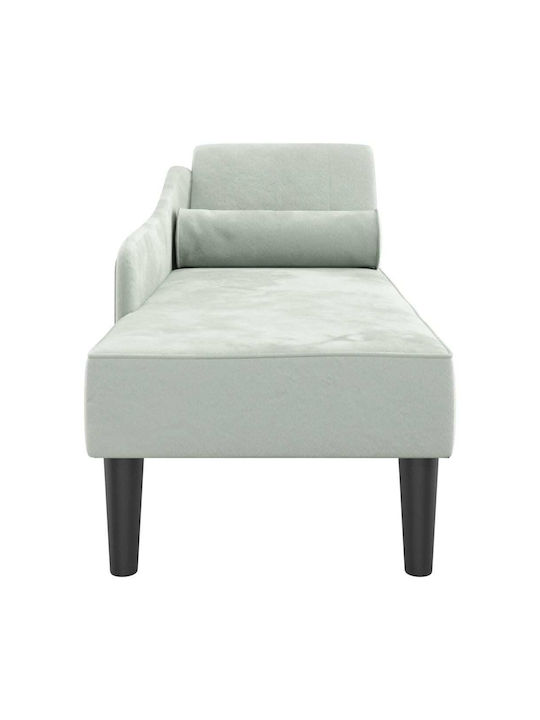 Velvet Recliner Gray
