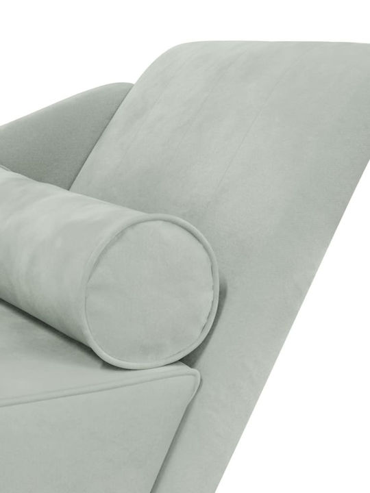 Velvet Recliner Gray