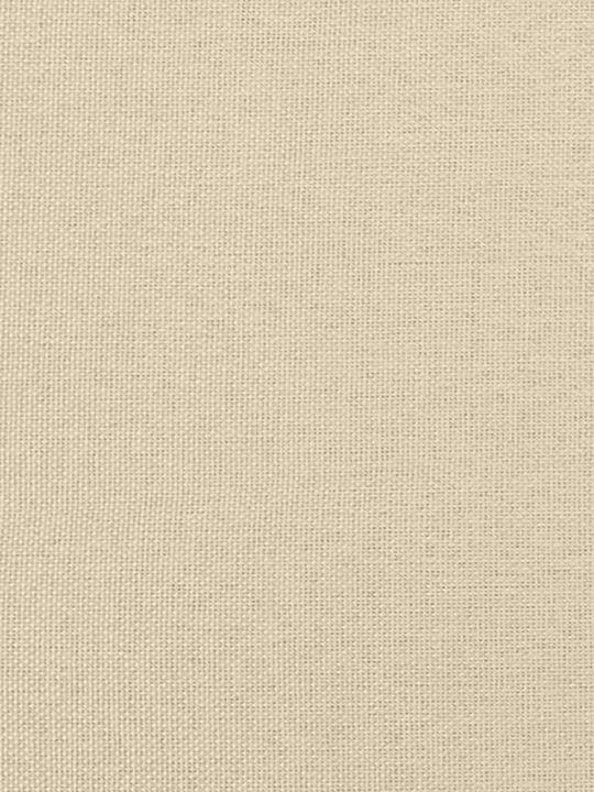 Recliner Stoff Beige L141xW55.5xH66.5cm
