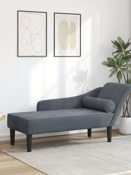 Velvet Recliner Gray