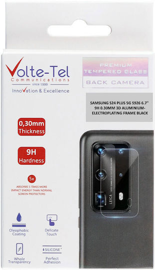 Volte-Tel Glass Cover Προστασία Κάμερας Tempered Glass Μαύρο για το Galaxy S24+