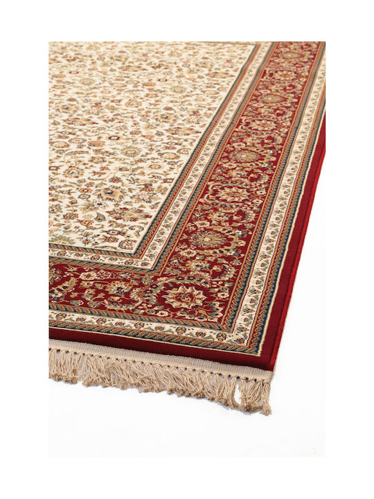 Royal Carpet Sherazad 6464 8712B Teppich Rechteckig Synthetisch,Polyester/Cotton/Leather mit Fransen Ivory