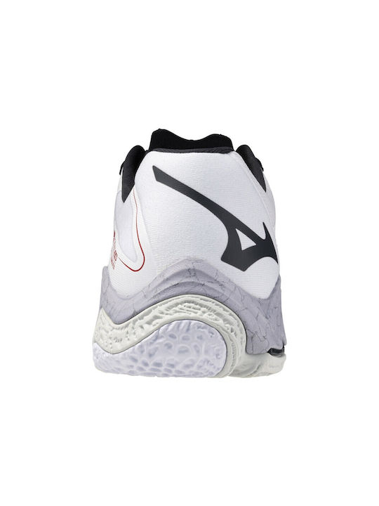 Wave Lightning Z8 Mid Sport Shoes Volleyball White