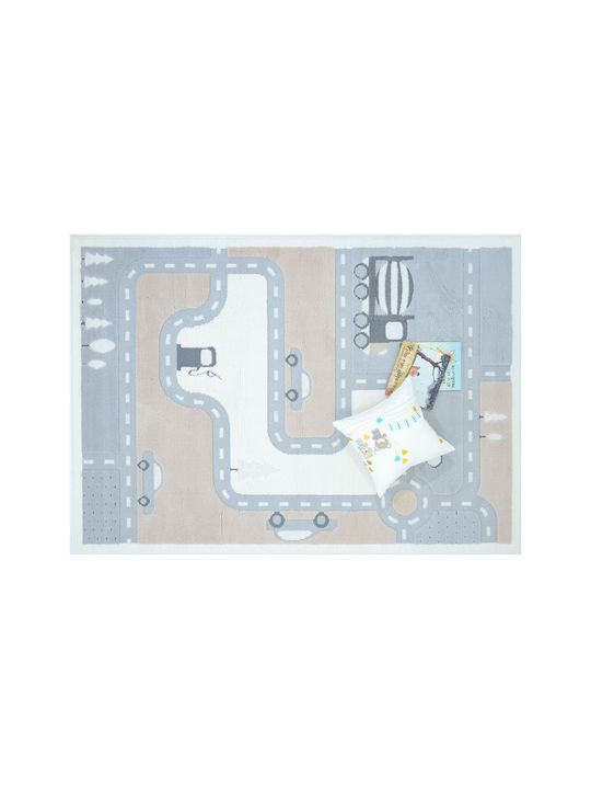 Ezzo Παιδικό Χαλί Γκρι 160x230cm