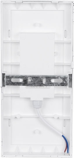 GloboStar Loft Επιτοίχια Εξωτερική Πλαφονιέρα LED IP65 18W με Φυσικό Λευκό Φως 24.5x11x9.5εκ.