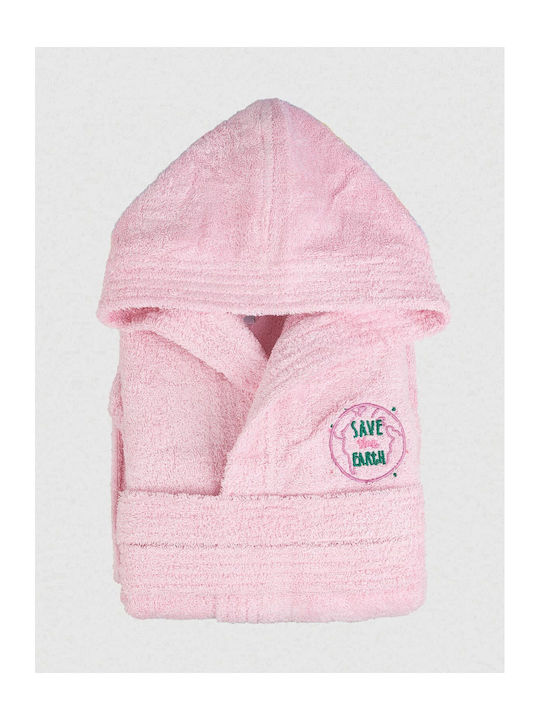 Sunshine Παιδικό Μπουρνούζι Pink mit Kapuze