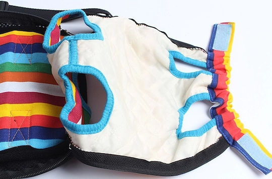 Dog Cat Chest Back Carrier Blue M P29-39cm S30-40cm, P11cm, weight 2.5-4kg