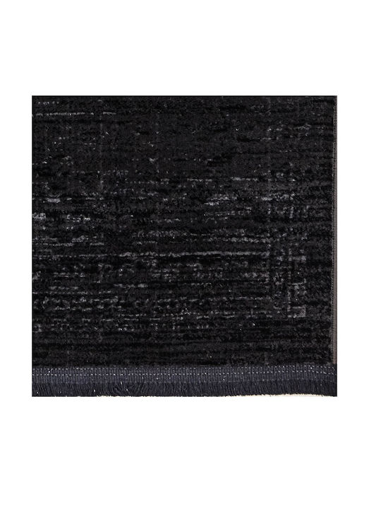 Ezzo Nomade 8535ahy Rug Fireplace Rectangular with Fringes Fume